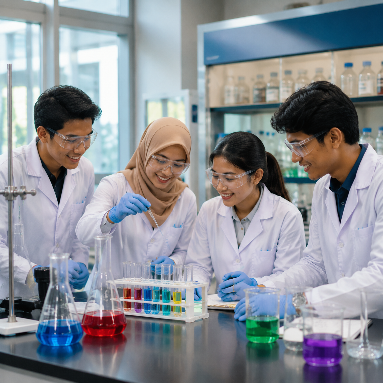 Laboratory environment at our university